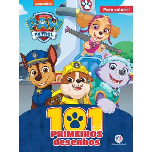 Colorindo Desenho da Patrulha Canina em Português Paw Patrol Cartoon