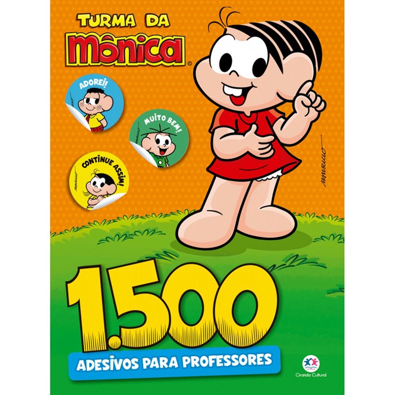 1500 Adesivos Para Professores Turma Da Mônica Ciranda Cultural 9841