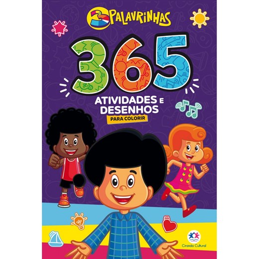 Livro 365 Atividades e Desenhos Para Colorir Peppa Pig
