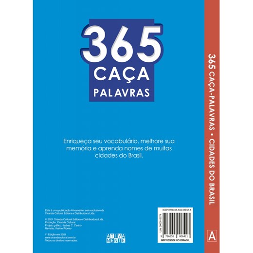 365 caca-palavras biblico (Em Portugues do Brasil): Ciranda Cultural:  9786555000993: : Books