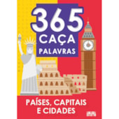 Produto 365 Caça-Palavras - Países, capitais e cidades