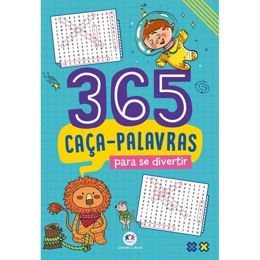 Livro 365 Caça Palavras Jogo Educativo Nível Fácil Difícil - ciranda  cultural - Jogos Educativos - Magazine Luiza