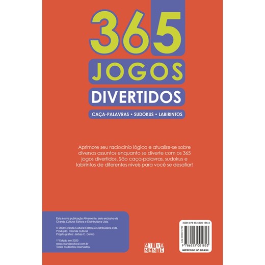 365 Jogos divertidos - volume II: Volume 2