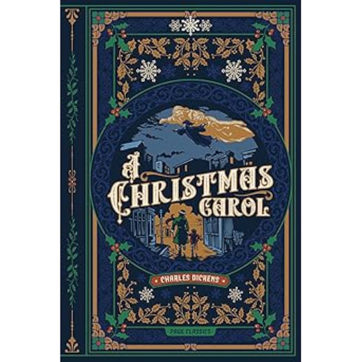A Christmas Carol - Edição importada em inglês - Capa dura com relevo