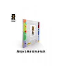 Álbum de Figurinhas Capa Dura Dourado Prata Copa do Mundo Fifa 2026