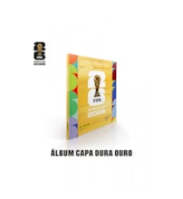 Álbum de Figurinhas Capa Dura Ouro Copa do Mundo Fifa 2026