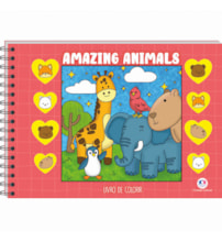 Amazing Animals - Livro de Colorir