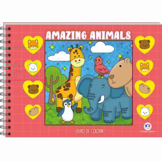 Amazing Animals - Livro de Colorir