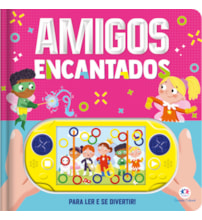 Amigos encantados com aquaplay de argolas