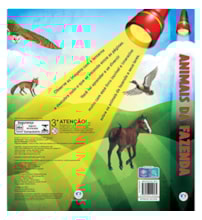 Animais da fazenda - Livro com lanterna