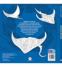 Animais do mar - Livro com 20 pôsteres para pintar