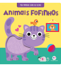 Animais fofinhos - Livro de Feltro