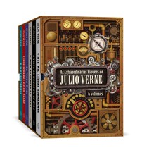 As extraordinárias viagens de Júlio Verne - Box com 6 livros