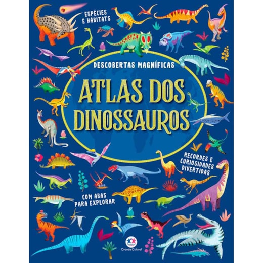 Atlas dos dinossauros - Descobertas Magníficas com abas para explorar