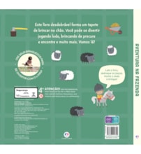 Aventura na fazenda - Livro desdobrável + brincadeiras