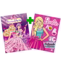 Barbie - Kit 2 em 1 almofadado - livro de atividades
