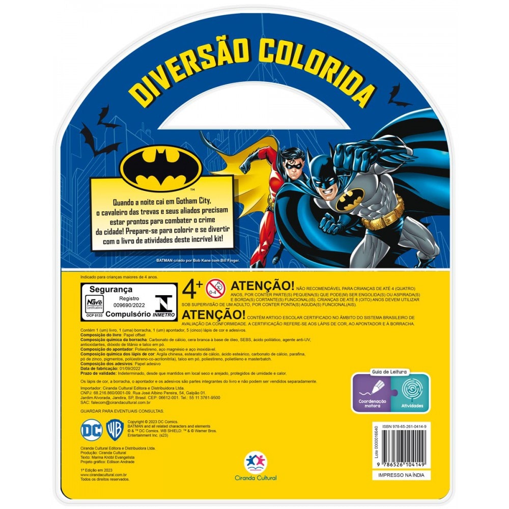Batman - Diversão Colorida - Ciranda Cultural