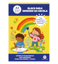 Bloco para Desenho A3 140g - 20 Folhas brancas