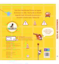 Bombeiros em ação - Livro desdobrável + brincadeiras