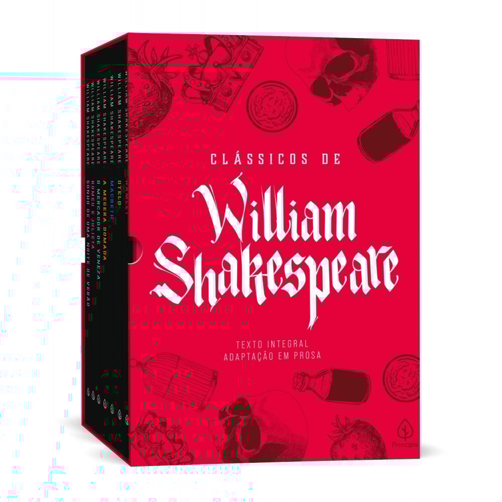 Box Clássicos de William Shakespeare - com 7 marcadores de páginas