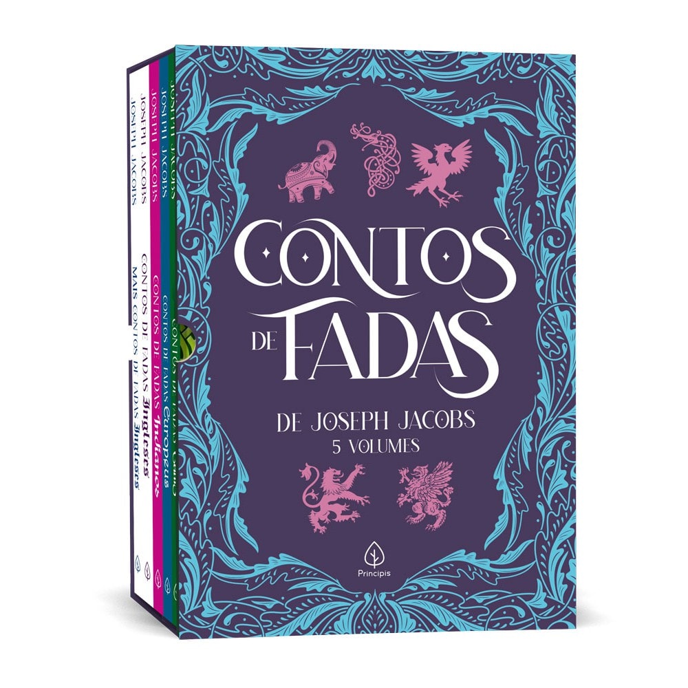 Box Contos de Fadas de Joseph Jacobs com 5 Marcadores de Páginas