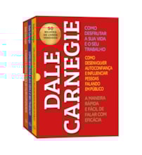 Box Dale Carnegie - Autoconfiança, Oratória e Produtividade - 3 Livros de Desenvolvimento Pessoal