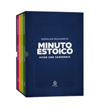 Box Estoicismo: 4 Livros para Viver com Sabedoria - Coleção Minuto Estoico