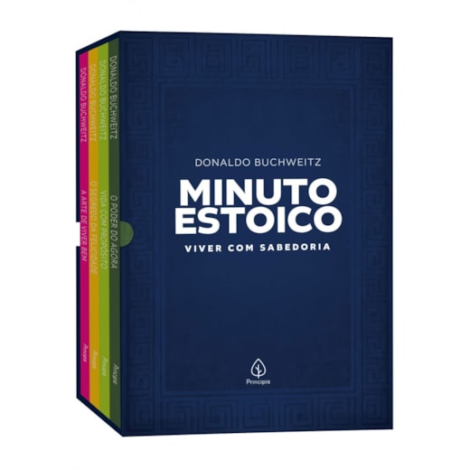 Box Estoicismo: 4 Livros para Viver com Sabedoria - Coleção Minuto Estoico