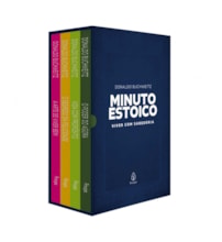 Box Estoicismo: 4 Livros para Viver com Sabedoria - Coleção Minuto Estoico