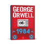 Box George Orwell com 6 livros, pôster e marcador de página
