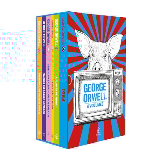 Box George Orwell com 6 livros, pôster e marcador de página - Ciranda ...