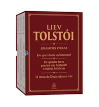 Box Liev Tolstói  - Grandes Obras - 3 Livros de Literatura Russa