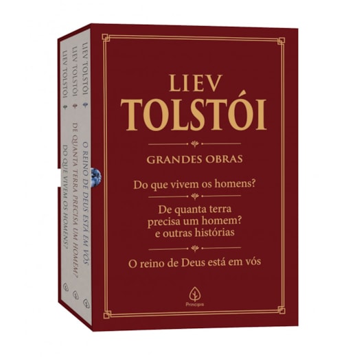 Box Liev Tolstói  - Grandes Obras - 3 Livros de Literatura Russa