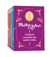 Box Mulherzinhas: a história completa com 4 livros, bloco de anotações e marcador de página