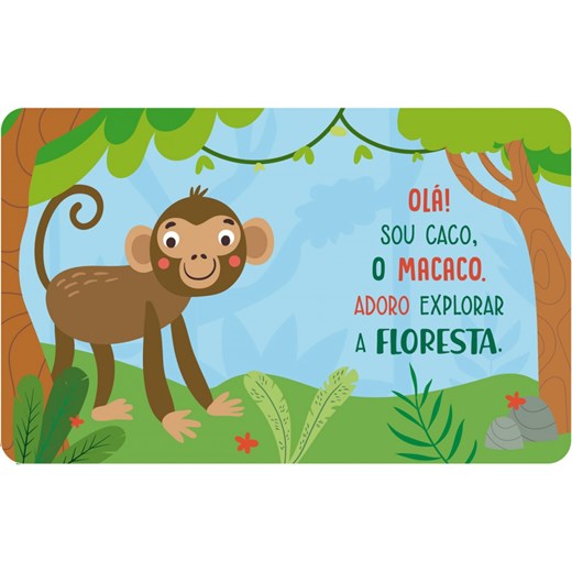 Livro Infantil Almofadado Caco Macaco