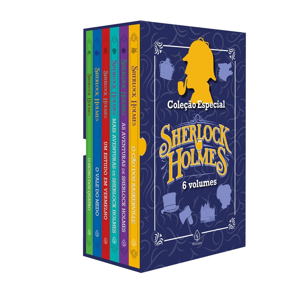Box - Sherlock Holmes - com 10 livros - Ciranda Cultural