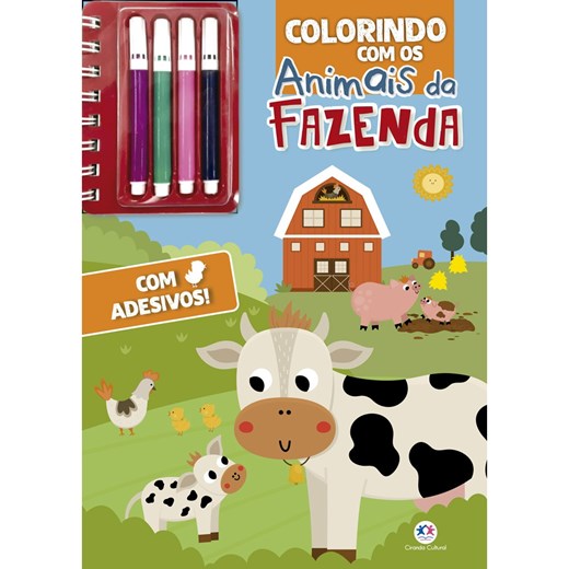 Colorindo com os animais da fazenda