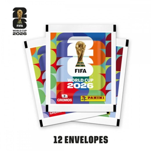 Copa do Mundo Fifa 2026 - Blister com 12 envelopes - 84 Figurinhas