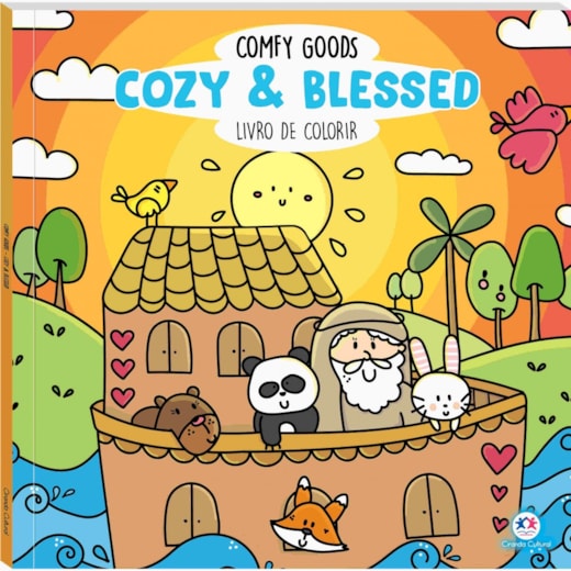 Cozy and Blessed - Livro de Colorir