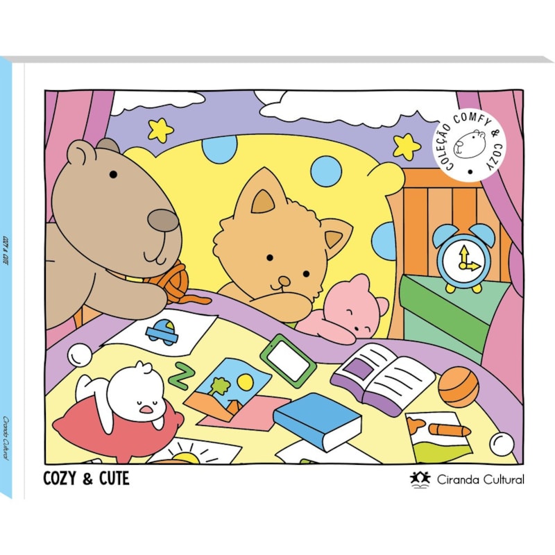 Cozy and Cute - Livro de Colorir - Ciranda Cultural