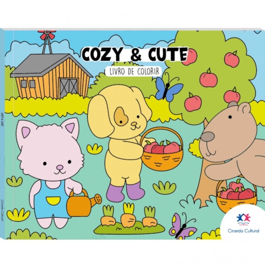 Cozy and Cute - Livro de Colorir (Novo)