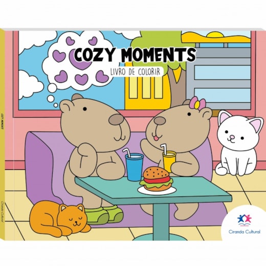 Cozy Moments - Livro de Colorir (Novo)
