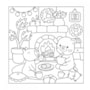 Cute and lovely vibes - Livro para colorir com 12 canetinhas