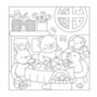 Cute vibes and capybaras - Livro para colorir com 12 canetinhas