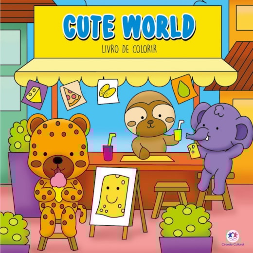 Cute World - Para Colorir