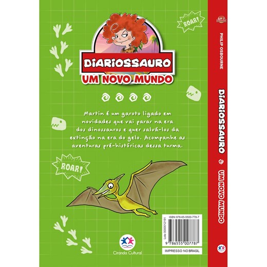 Coleção 2 Livros Infantil Dinossauro Aquarela e 101 Paginas