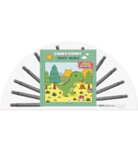 Dinos' world - Livro para colorir com 12 canetinhas