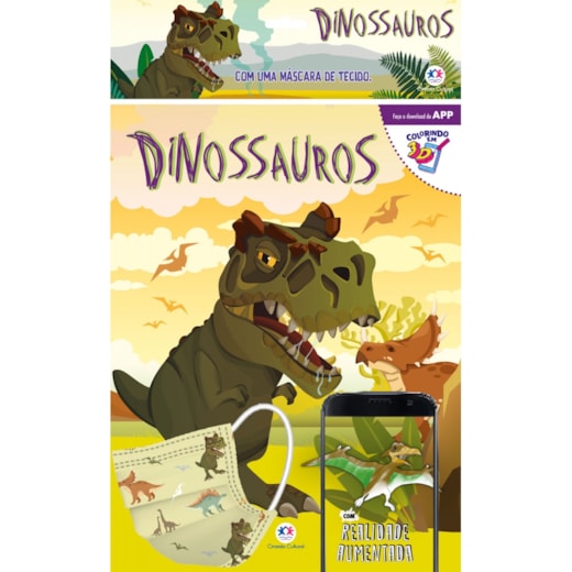 Dinossauros - Kit com máscara