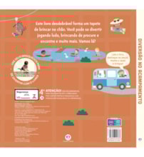 Diversão no acampamento - Livro desdobrável  brincadeiras