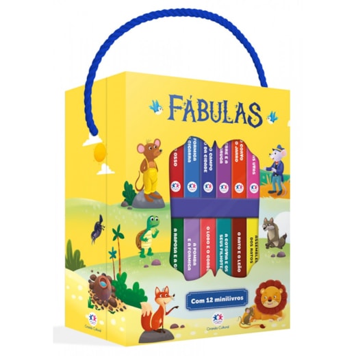 Fábulas - Box com 12 mini livros